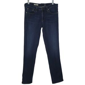 Adriano Goldschmied 29R Dark Wash Stilt Jeans Cigarette Blue Women's Skinny AG